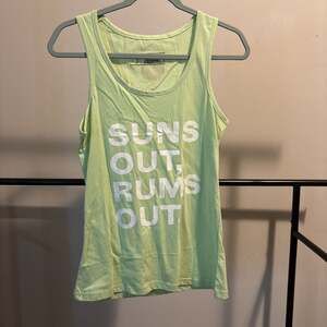 Brand New Unwrapped Bacardi Green Tank Top Shirt “Suns Out Rums Out” XS, L, XL